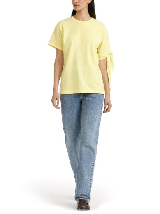 26SS JW앤더슨 반팔 티셔츠 JT0334 PG1937200 YELLOW - JW ANDERSON