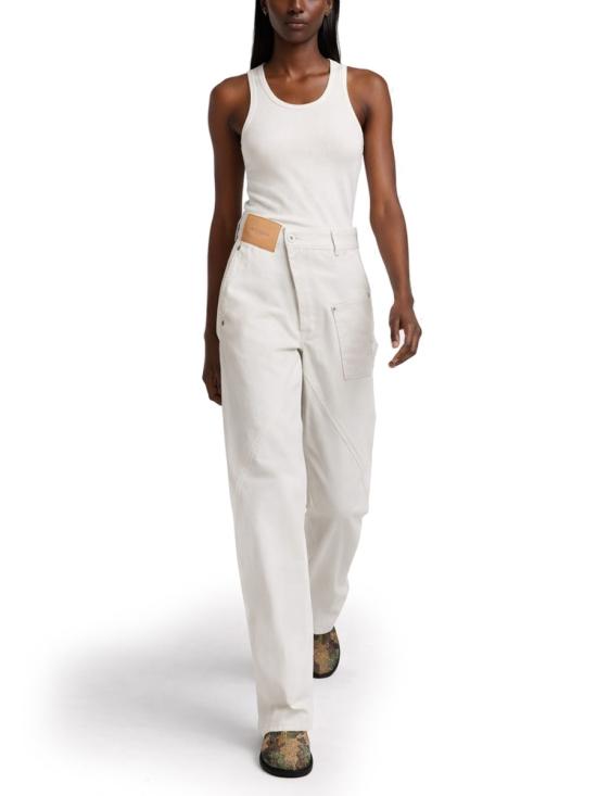 26SS JW앤더슨 스트레이트 팬츠 DT0127 PG1933002 WHITE - JW ANDERSON