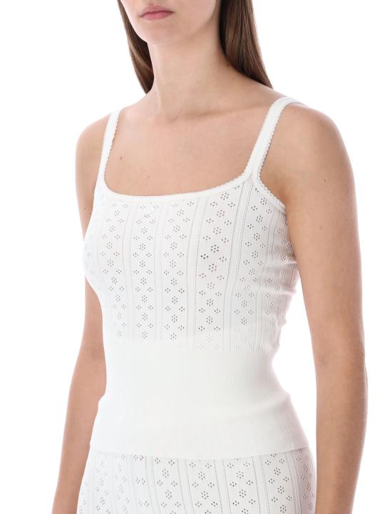 26SS JW앤더슨 민소매 티셔츠 KW1469 YN0309002 WHITE - JW ANDERSON
