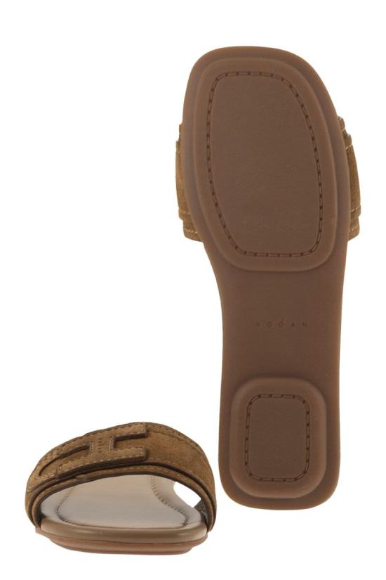 26SS 호간 샌들 HXW6850GC20BTMS600 COGNAC - HOGAN