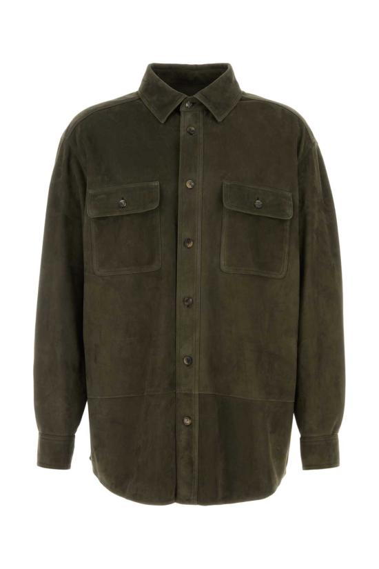 26SS 로에베 긴팔 셔츠 H526Y31L56 KHAKIGREEN