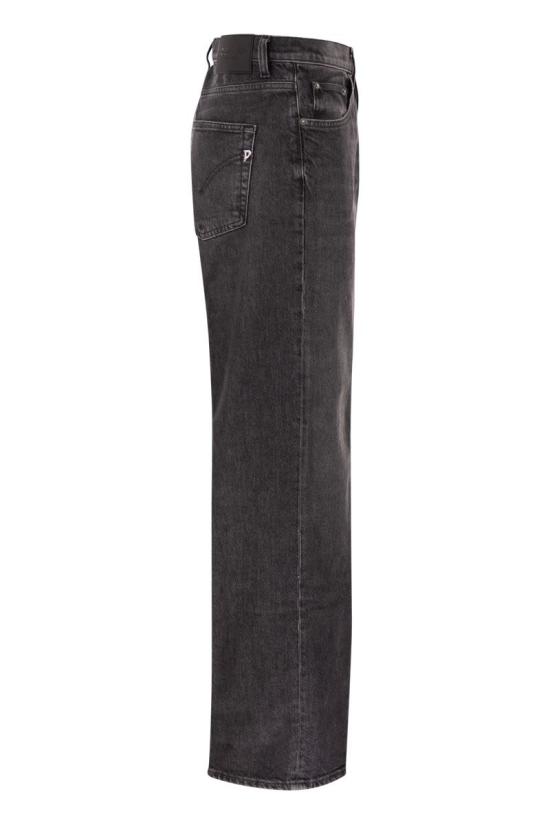 25FW 돈답 스트레이트 팬츠 DP427DSE377DLN9DD 999 BLACK - DONDUP