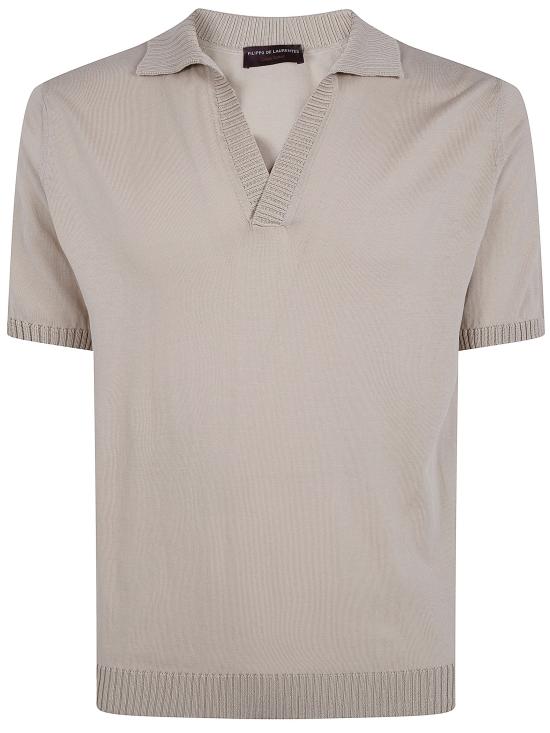 26SS 필리포 드 로렌티스 폴로 티셔츠 PL3MCSKCR14R098 040 NUDE NEUTRALS
