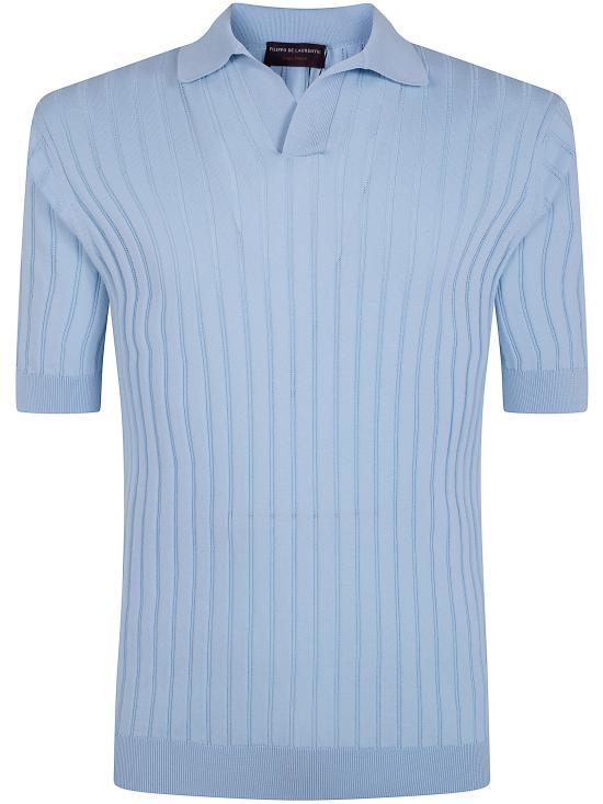 26SS 필리포 드 로렌티스 폴로 티셔츠 PL1MCSKCR14HC 020 WHITE