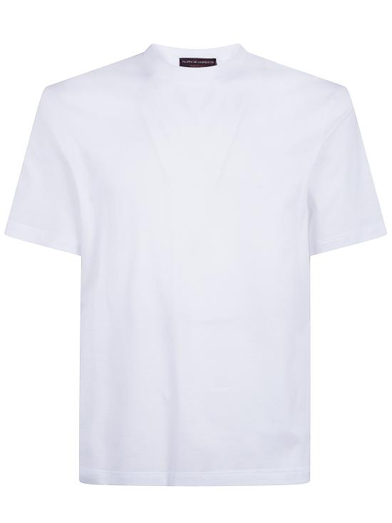 26SS 필리포 드 로렌티스 반팔 티셔츠 TSMCJERLUX 001 WHITE - FILIPPO DE LAURENTIIS