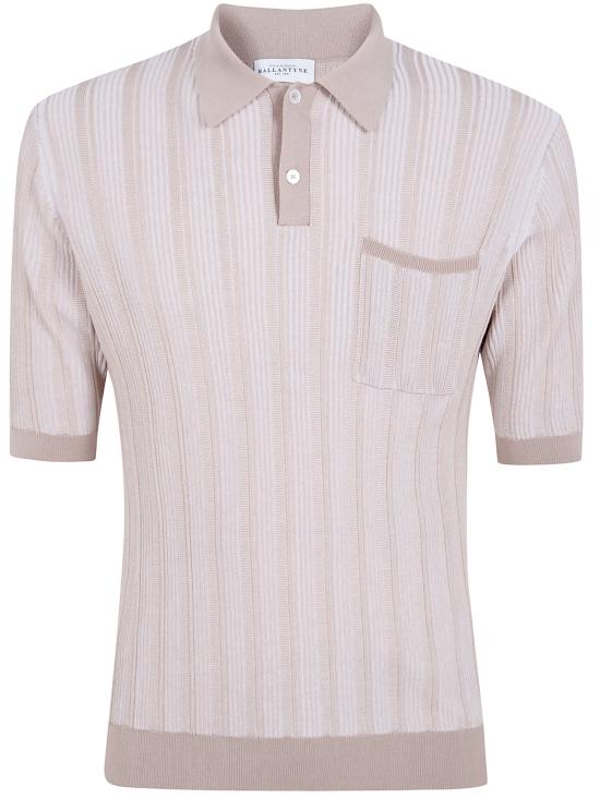 26SS 발렌타인 폴로 티셔츠 B2W25614C14 98024 NUDE NEUTRALS - BALLANTYNE