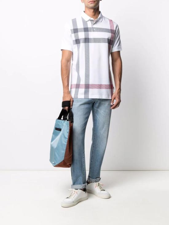 26SS 바버 폴로 티셔츠 MML1117MML098 WH11 WHITE - BARBOUR