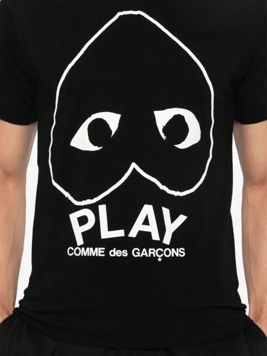 26SS 꼼데가르송 반팔 티셔츠 AXT114 1 BLACK - COMME DES GARCONS