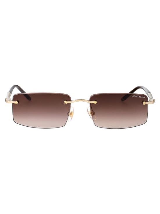 26SS 몽블랑 선글라스 MB0443S 008 GOLD GOLD BROWN
