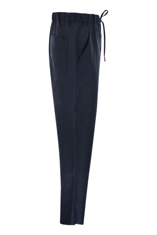 26SS 키톤 스트레이트 팬츠 UPN004H0969001001 H0969001 NAVY - KITON