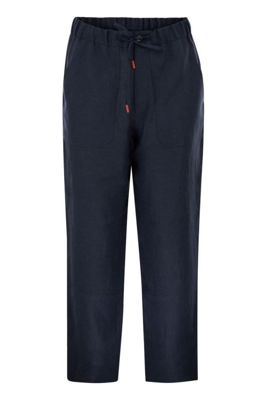 26SS 키톤 스트레이트 팬츠 UPN004H0969001001 H0969001 NAVY