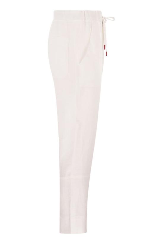 26SS 키톤 스트레이트 팬츠 UPN004H0969002001 H0969002 WHITE - KITON