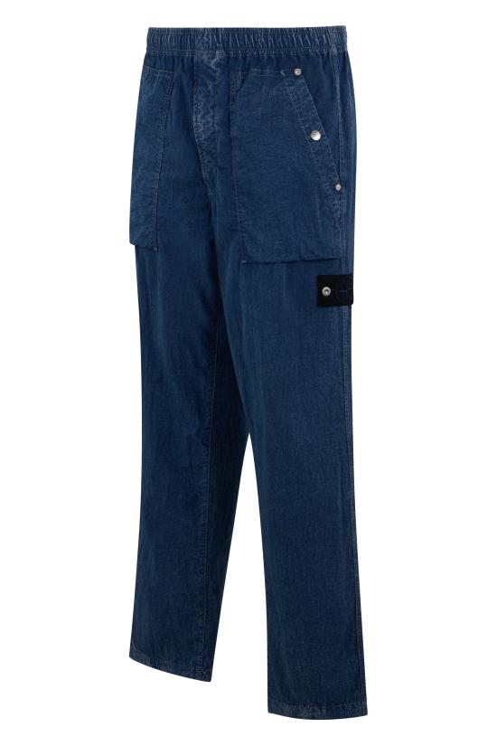  스톤 아일랜드 스트레이트 팬츠 3100001S0J19V0021 blue - STONE ISLAND