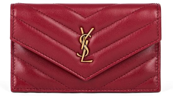 26SS 생로랑 지갑 863728AAEAX6946 red - SAINT LAURENT