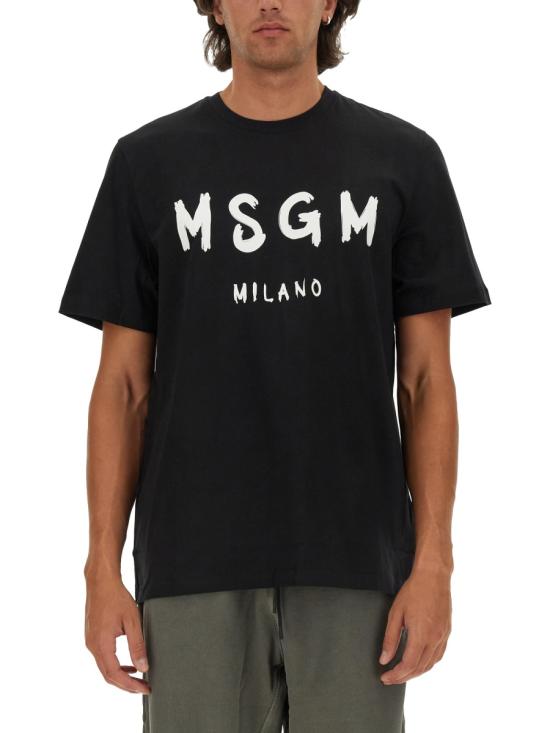 26SS 엠에스지엠 반팔 티셔츠 2000MM510 20000299 BLACK - MSGM