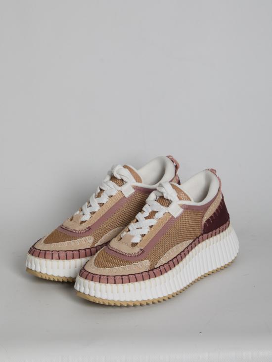 26SS 끌로에 스니커즈 CH26U00RYE 265 TOASTED BROWN - CHLOE