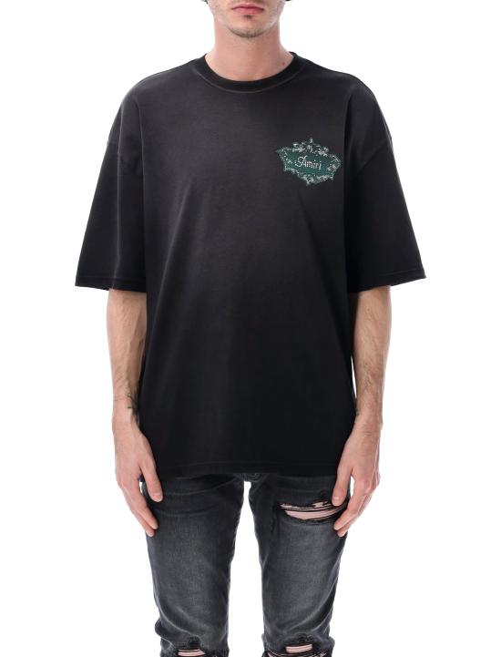 26SS 아미리 반팔 티셔츠 AMTOJR1058 001 BLACK