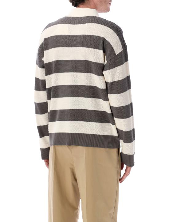 26SS 아미 스웨터 HKC390KN0153 A152 WHITE GREY - AMI