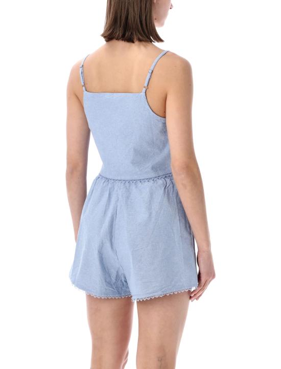 26SS 아메리칸 빈티지 반팔 티셔츠 FEO07A AZZURIN LIGHT BLUE - AMERICAN VINTAGE