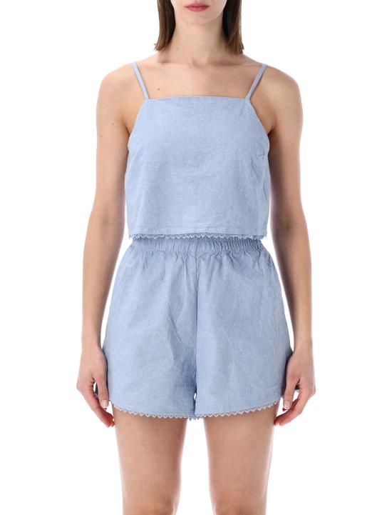 26SS 아메리칸 빈티지 반팔 티셔츠 FEO07A AZZURIN LIGHT BLUE