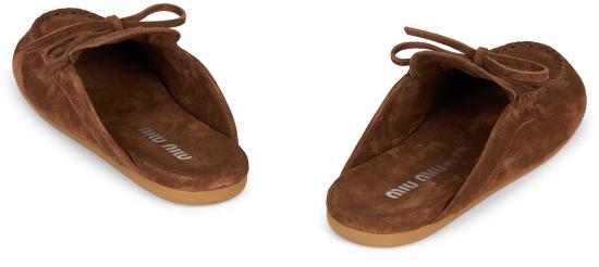 26SS 미우미우 샌들 5R604EF005054F0324 brown - MIU MIU