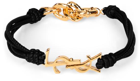  생로랑 팔찌 850567AAF9R1000 black - SAINT LAURENT