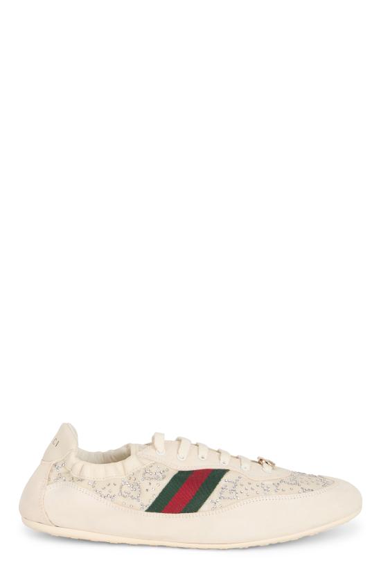 26SS 구찌 GG 크리스털 시프트 스니커즈 859221AAF3W9165 Beige