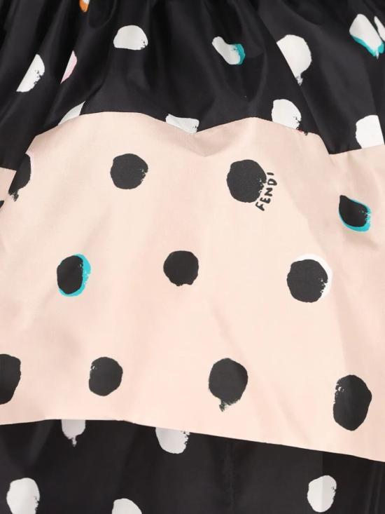 26SS 펜디 미디 원피스 FDD509AVJQF0GME black - FENDI