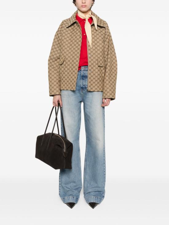 26SS 구찌 GG 캔버스 봄버 재킷 842660ZAF4S2580 Beige - GUCCI