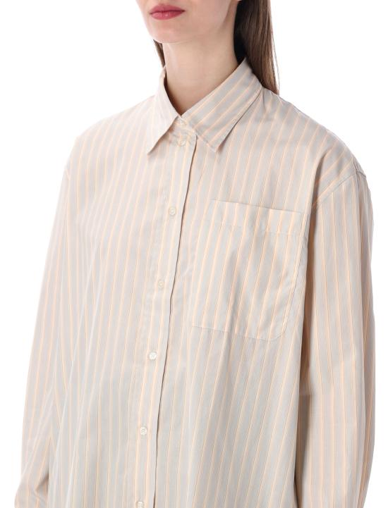 26SS 쉐르 셔츠 CHE0893CARLOTTA ORA1826S ORANGE GRIS STRIPE - SOEUR