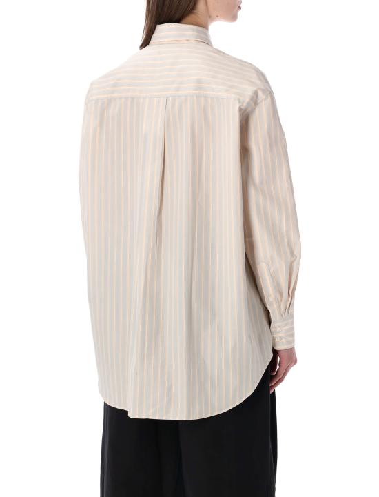 26SS 쉐르 셔츠 CHE0893CARLOTTA ORA1826S ORANGE GRIS STRIPE - SOEUR