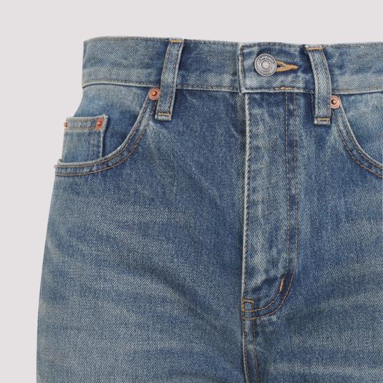 26SS 생로랑 스트레이트 팬츠 813267Y11CA 4939 MID BLUE - SAINT LAURENT