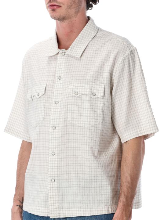 26SS 리바이스 반팔 셔츠 005H7 0000 WHITE CHECK - LEVI'S