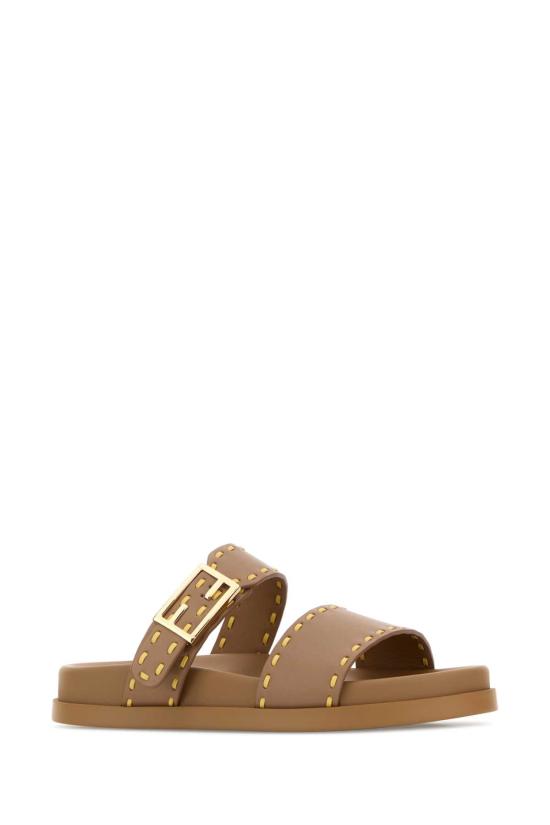 26SS 펜디 뮬/슬리퍼 8X8710ASAI F1VMH BEIGE O TAN - FENDI