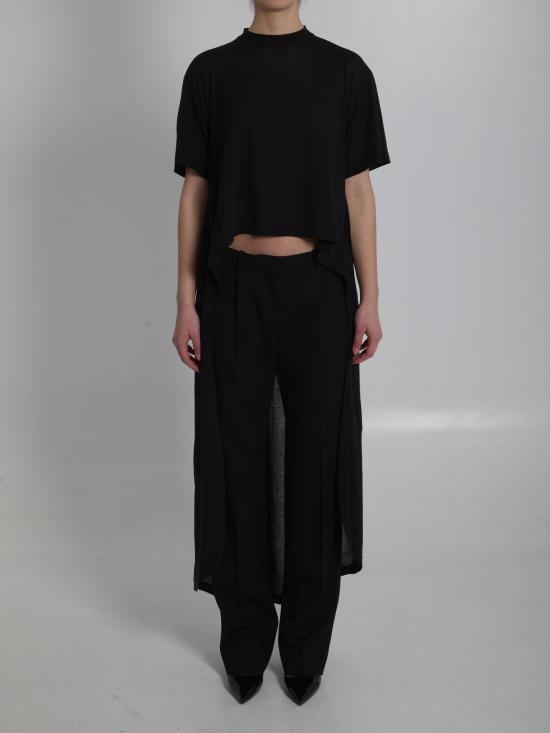 26SS 발렌시아가 반팔 티셔츠 871740TUVC9 1000 BLACK