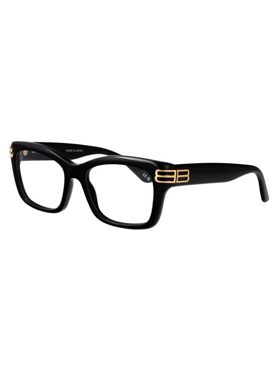 26SS 발렌시아가 안경 BB0472O 001 BLACK BLACK TRANSPARENT - BALENCIAGA