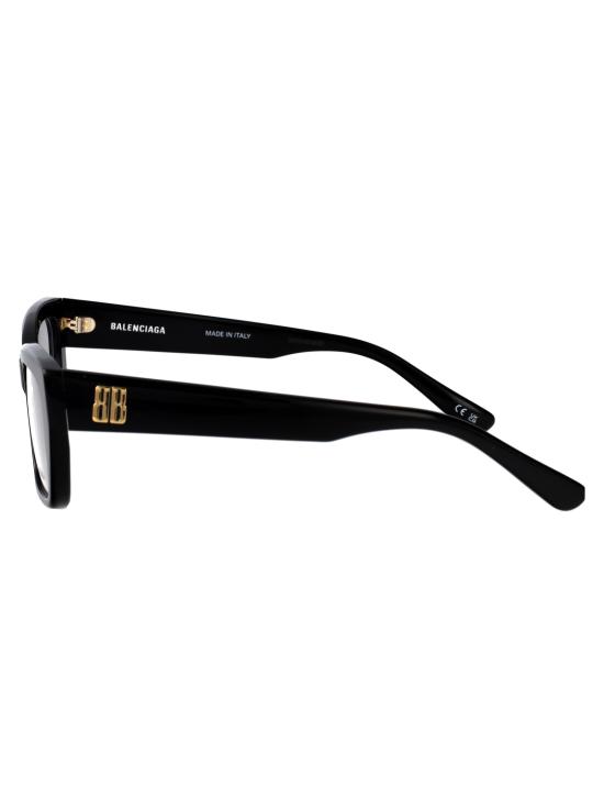 26SS 발렌시아가 안경 BB0483O 001 BLACK BLACK TRANSPARENT - BALENCIAGA