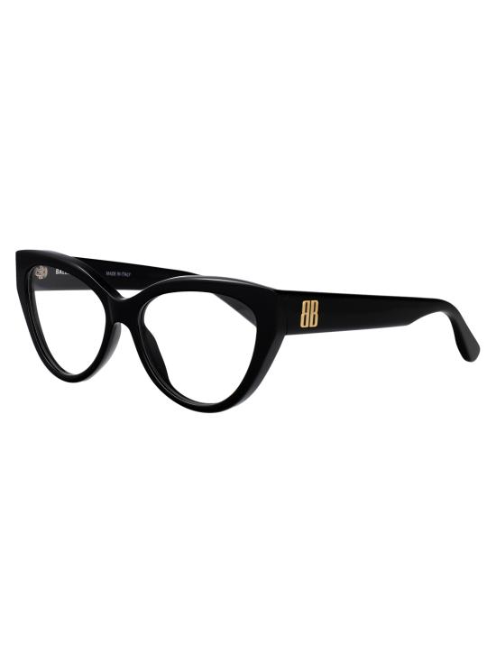 26SS 발렌시아가 안경 BB0482O 001 BLACK BLACK TRANSPARENT - BALENCIAGA
