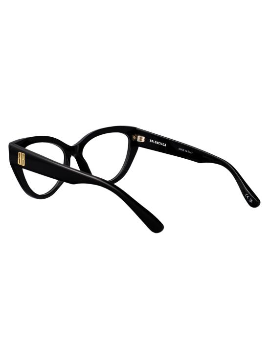 26SS 발렌시아가 안경 BB0482O 001 BLACK BLACK TRANSPARENT - BALENCIAGA
