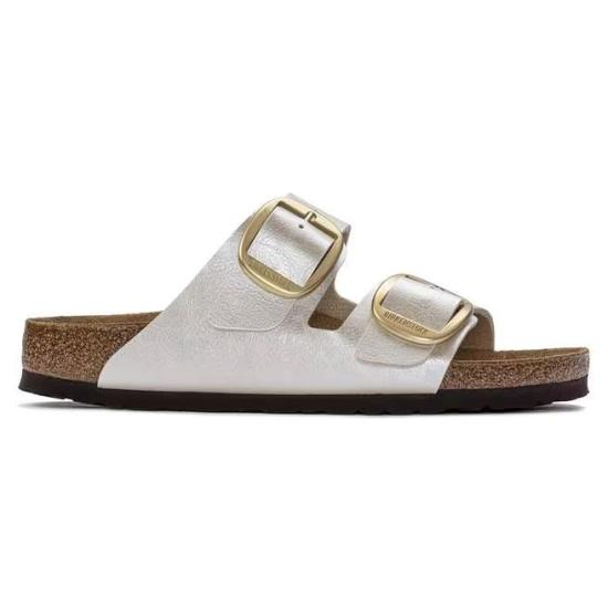 26SS 버켄스탁 뮬/슬리퍼 ARIZONA BIG BUCKLE 1020021 GRACEFUL PEARL WHITE Graceful pearl white - BIRKENSTOCK