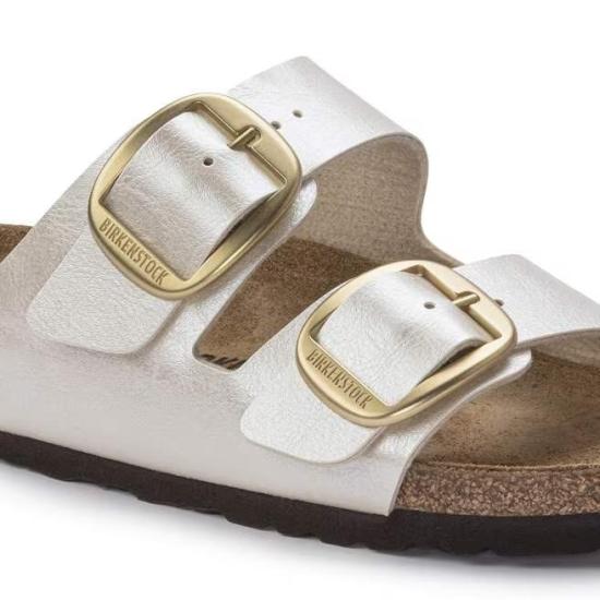 26SS 버켄스탁 뮬/슬리퍼 ARIZONA BIG BUCKLE 1020021 GRACEFUL PEARL WHITE Graceful pearl white - BIRKENSTOCK