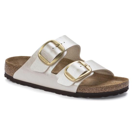 26SS 버켄스탁 뮬/슬리퍼 ARIZONA BIG BUCKLE 1020021 GRACEFUL PEARL WHITE Graceful pearl white - BIRKENSTOCK