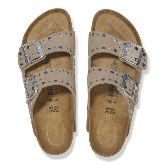 26SS 버켄스탁 뮬/슬리퍼 ARIZONA RIVET 1029390 TAUPE Beige - BIRKENSTOCK