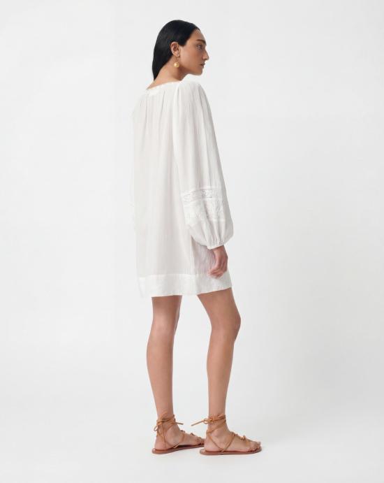 26SS 바네사브루노 미디 원피스 6EVA53V08848 BLANC White - VANESSA BRUNO