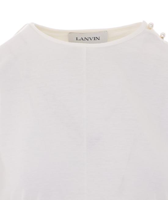 26SS 랑방 반팔 티셔츠 TS0023 J05502 White - LANVIN