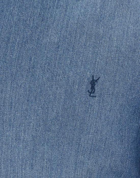 26SS 생로랑 셔츠 862246 Y29YA4428 Blue - SAINT LAURENT