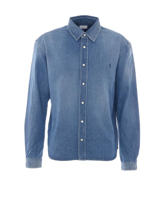 26SS 생로랑 셔츠 862246 Y29YA4428 Blue