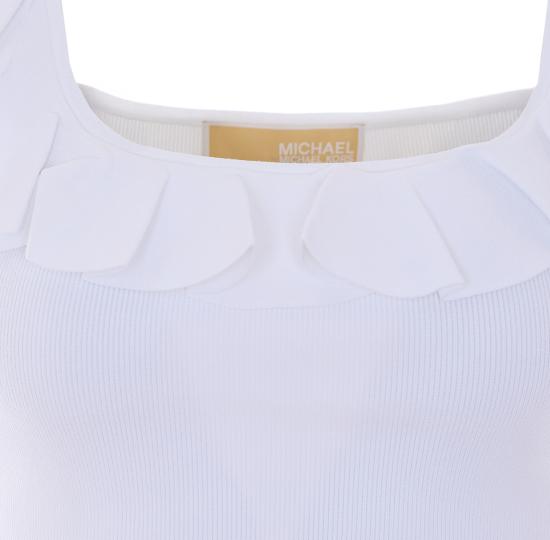 26SS 마이클 코어스 긴팔 티셔츠 MS661G033D 100 White - MICHAEL KORS