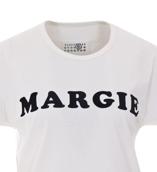 26SS MM6 메종마르지엘라 반팔 티셔츠 S62GD0212 M20108101 White - MM6 MAISON MARGIELA