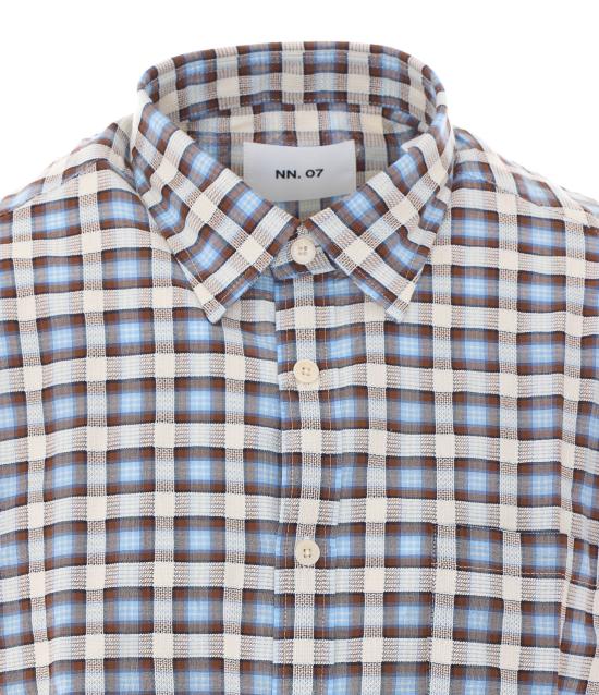 26SS 엔엔07 긴팔 셔츠 2610000059 BLUE CHECK Blue - NN07